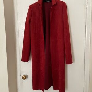 Zara Bold Red Trench Coat